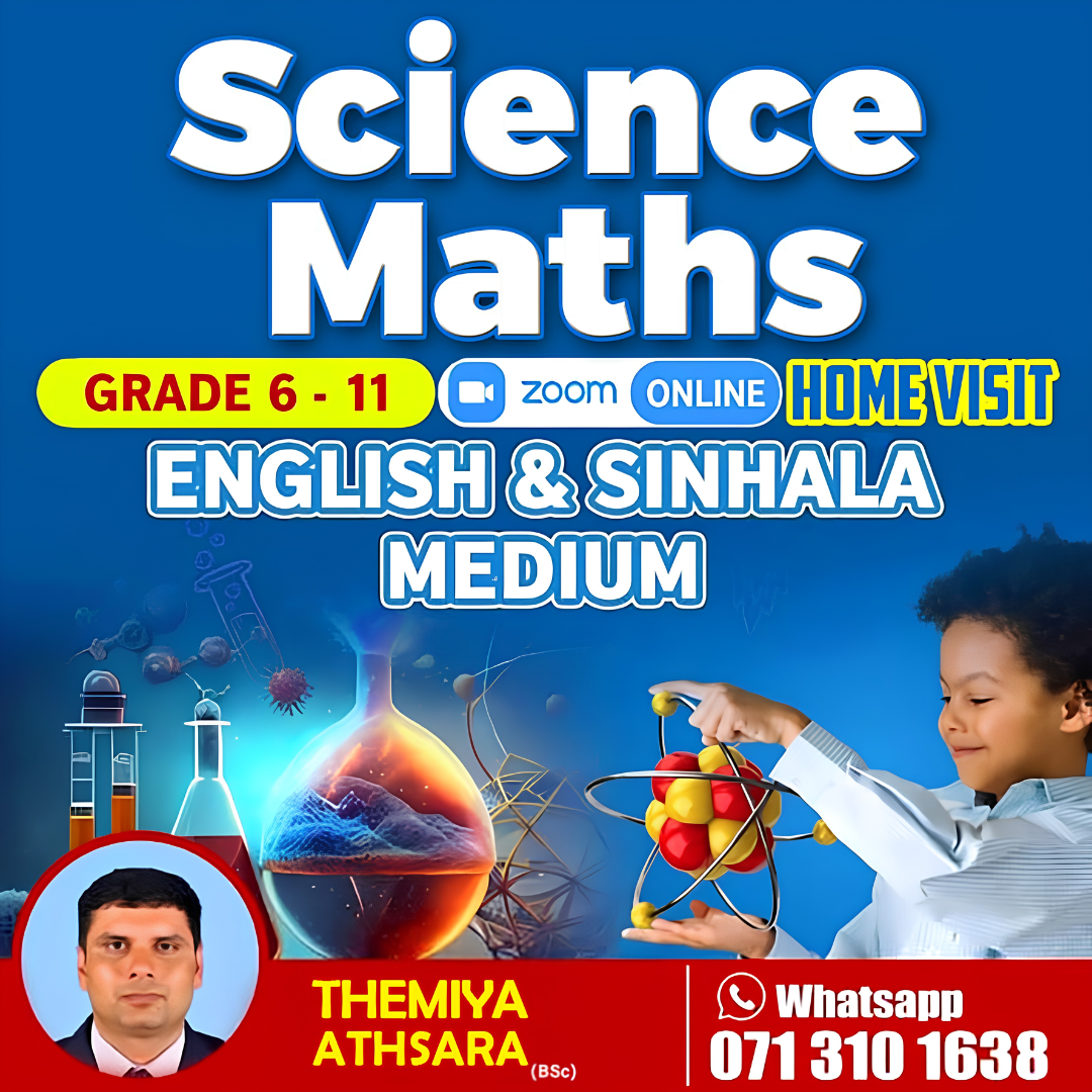 📚 Science & Maths Tuition Classes (Grade 6 - 11) 🔬📐